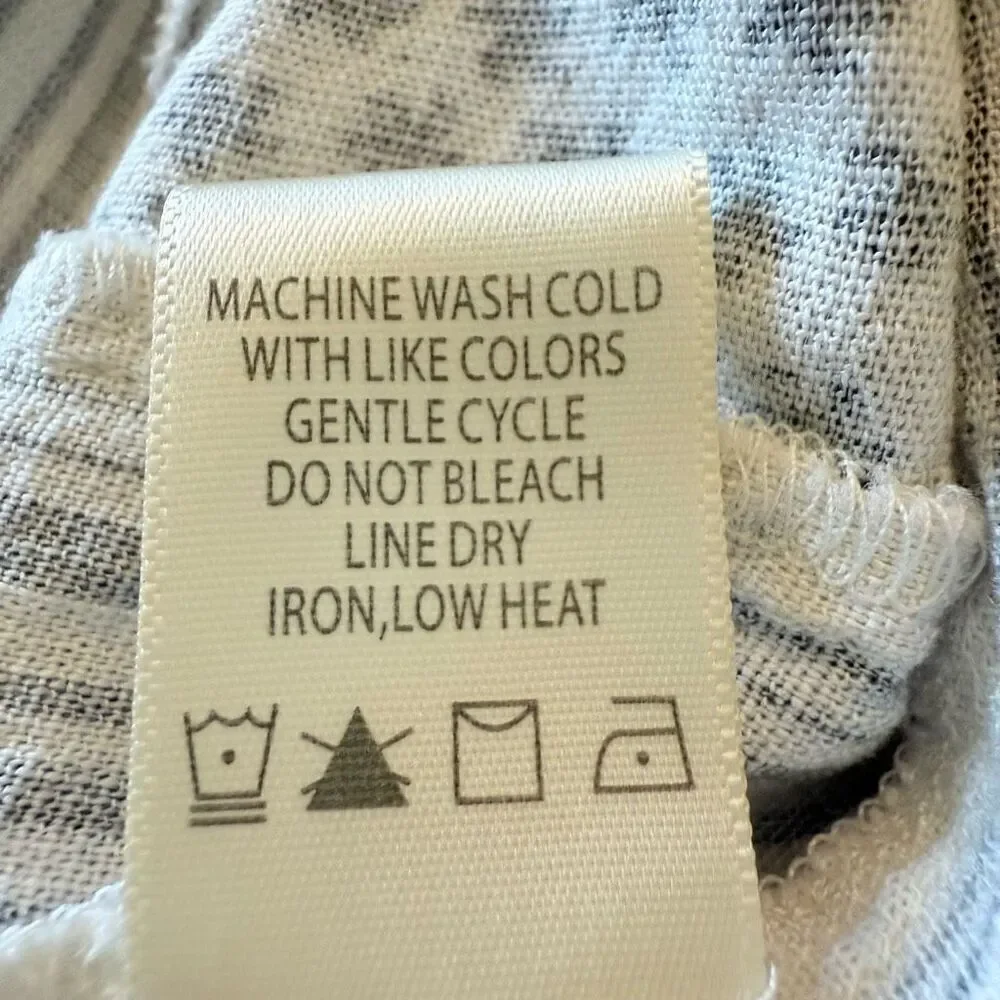 Max Studio Ivory & Black Kimono Top & Wide Leg Pants Sz S Indie, Boho - Picture 11 of 16